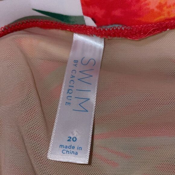 Lane Bryant swim by Cacique 2 piece bathing suit size 20 - Picture 5 of 9